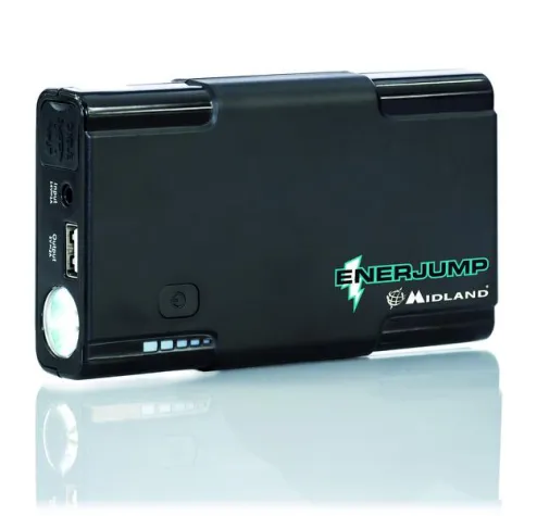 Bild: Energieschub für unterwegs: MIDLAND Enerjump sorgt als Starthilfe-Set für noch mehr Mobilität