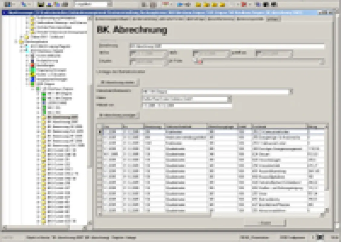 Betriebskostenabrechnung in FAMOS 3.7.1
