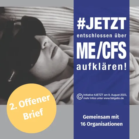 Bild: 2. offener Brief an das Bundesministerium für Gesundheit (BMG): #JETZT entschlossen über ME/CFS aufklären