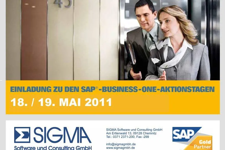 Bild: SAP Business One Aktionstage 2011 mit Inhalten für das verarbeitende Gewerbe