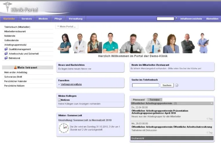 Bild: Krankenhaus-Management leicht gemacht – Neue Version des erfolgreichen Intrexx Klinik-Portals