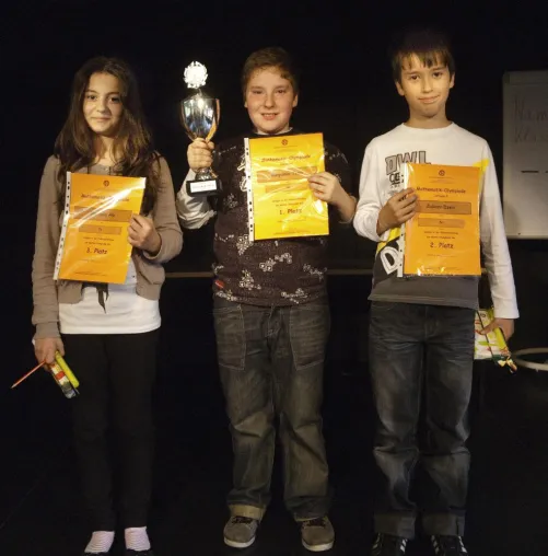 Bild: „And the winner is ...": Matheolympiade 2012 erfolgreich abgeschlossen
