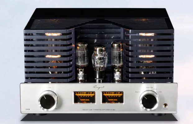 Bild: Hifi Tage Darmstart 2024: Weltpremiere des Cayin Jazz 100 Röhrenverstärker