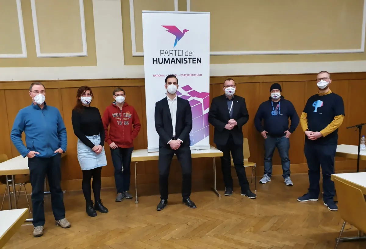 v.l.: Konstantin H., Felicitas K., Cédric J., Dennis W., Heiko G., Bastian K., Kevin K.