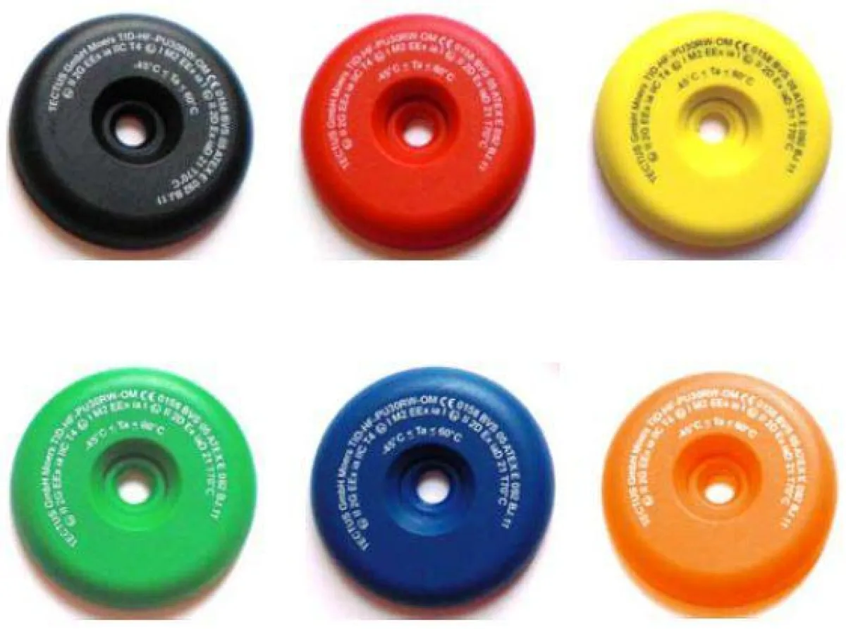 ATEX Zone1 ON Metal RFID TAGs     ©opyright TECTUS Transponder Technology GmbH