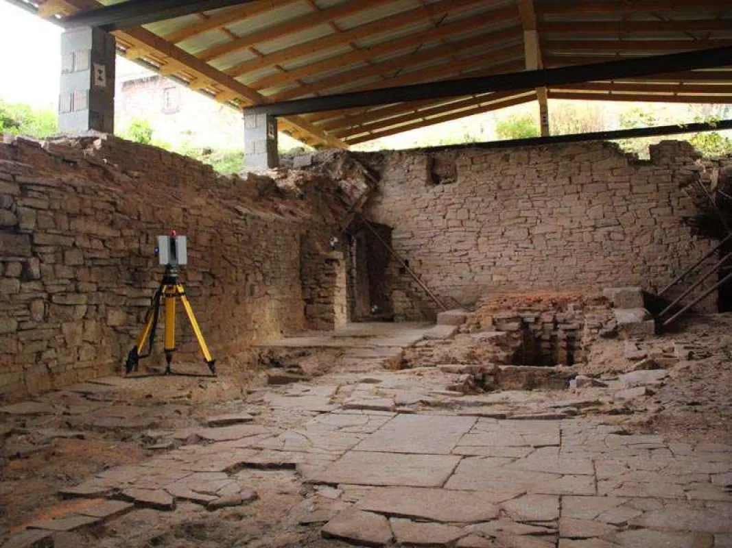 3D-Laserscan des Brennhauses