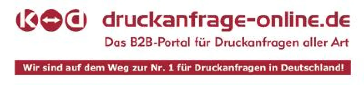 Logo des Druckanfrageportals www.druckanfrage-online.de