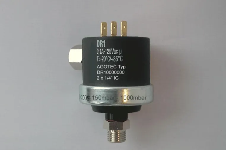 Bild: Differenzdruckschalter als Pressostat, zur Systemüberwachung, in Heiz-, Klima- und Filtertechnik.