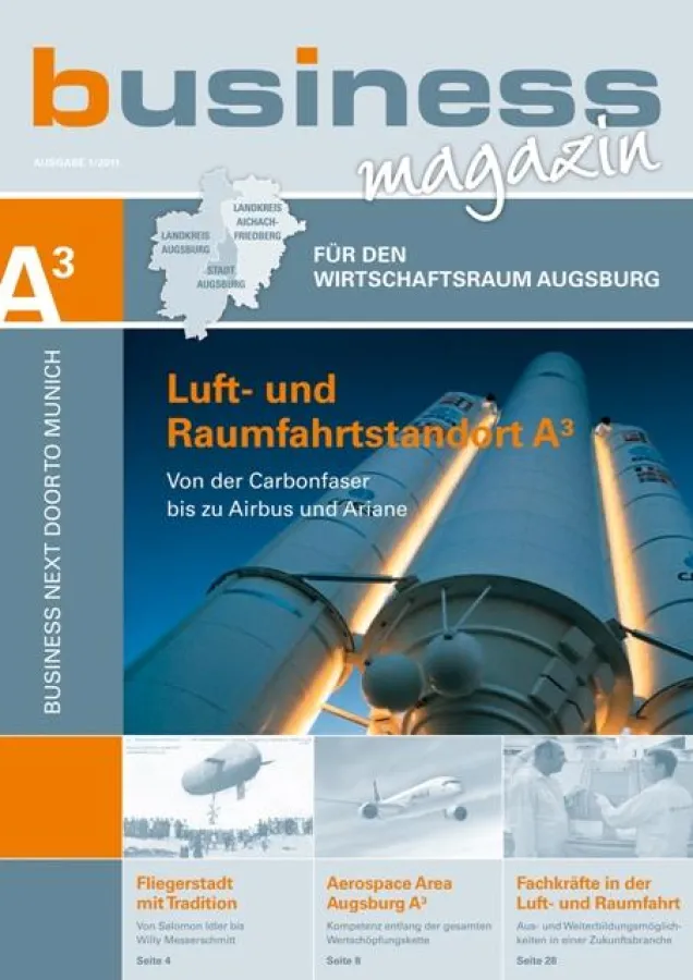 Das A3 Business Magazin steht unter www.region-A3.com/a3businessmagazin.html zur Verfügung.