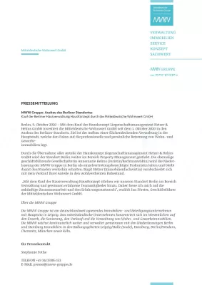 Bild: MWW Gruppe: Ausbau des Berliner Standortes