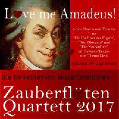 Bild: Das Zauberflöten Quartett präsentiert "Love me Amadeus", das neue Opernschnappschuss - Programm 2017