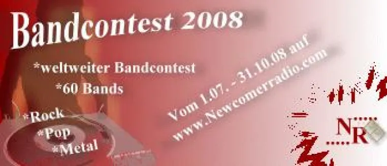 Der Bandcontest 2008 auf Newcomerradio Bild: Der Bandcontest 2008 auf Newcomerradio