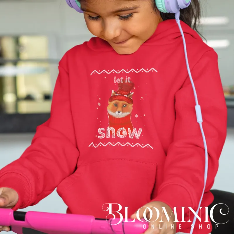 Hoodie mit handgezeichneten Fuchs von BLOOMINIC