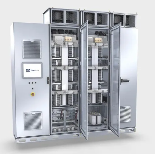 Bild: Umrichter für alle Netzbedingungen: präsentiert von Knorr-Bremse PowerTech auf der Hannover Messe 2017