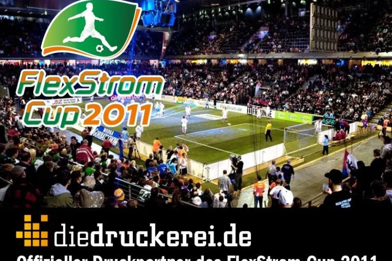 diedruckerei.de ist als Druckpartner beim FlexStrom-Cup 2011 mit von der Partie Bild: diedruckerei.de ist als Druckpartner beim FlexStrom-Cup 2011 mit von der Partie