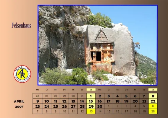 Bild: Aktuelle Türkei Rundschau: Neue ATR-Kalenderblätter für April 2007
