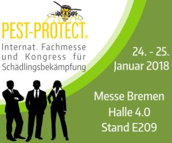 Bild: Moderne Schädlingsbekämpfung für Unternehmen und Kommunen - Anticimex auf der PEST PROTECT 2018 in Bremen