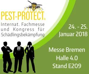 Moderne Schädlingsbekämpfung für Unternehmen und Kommunen - Anticimex auf der PEST PROTECT 2018 in Bremen Bild: Moderne Schädlingsbekämpfung für Unternehmen und Kommunen - Anticimex auf der PEST PROTECT 2018 in Bremen