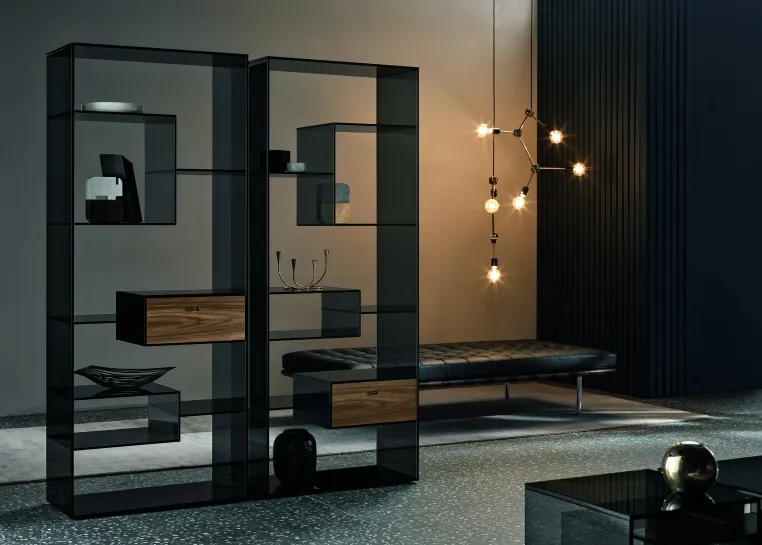 Bild: Tonelli Design: Wie Glasmöbel mit Einblicken und Stauraum arbeiten