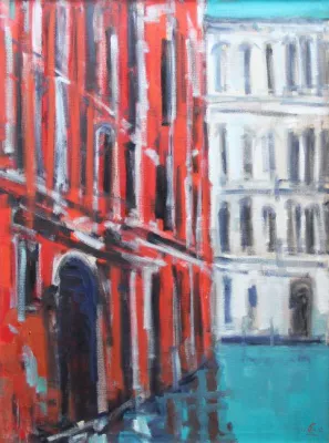 Bild: WOLF BERTRAM BECKER: IN VENEDIG Neue Bilder des Weimarer Künstlers in der galerie carstensen/Hamburg