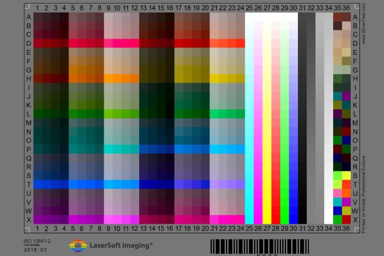 Neue ISO-Norm für Scanner-Kalibrierung - Fogra testet neue LaserSoft Imaging Targets Bild: Neue ISO-Norm für Scanner-Kalibrierung - Fogra testet neue LaserSoft Imaging Targets