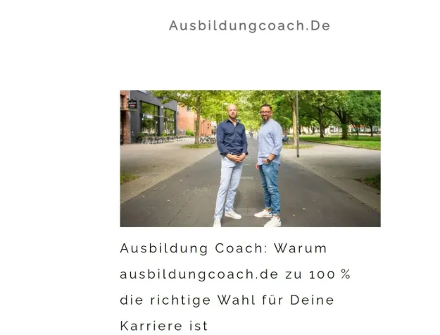 Bild: Berufliche Orientierung durch Coaching: AusbildungCoach im Fokus