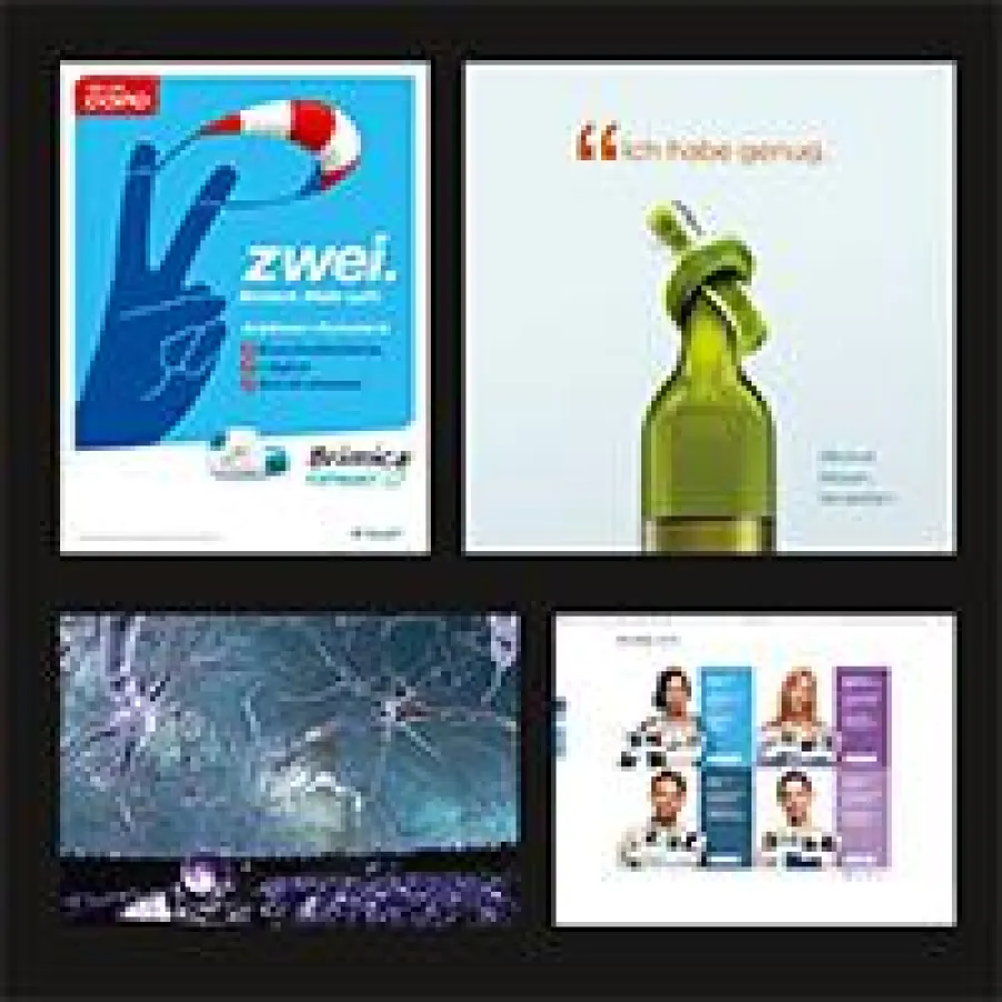 Kampagnenmotive: Berlin-Chemie/Menarini, Lundberg, Teva(Brainwold), Teva (www.alltag-mit-ms.de)