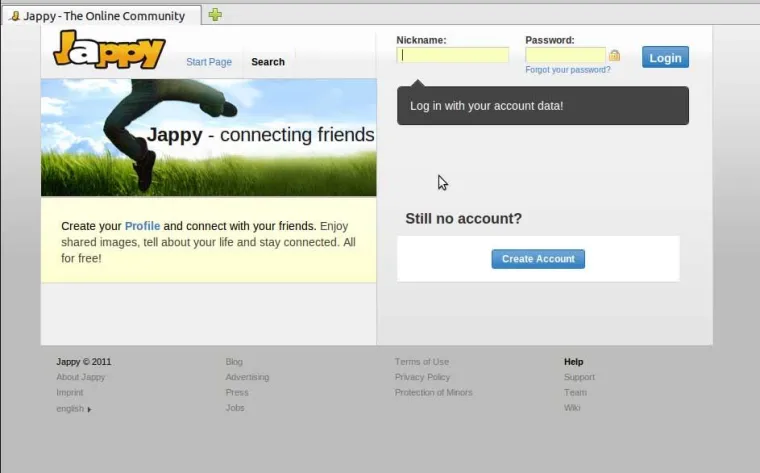 Jappy verbindet Freunde – jetzt auch auf Englisch Bild: Jappy verbindet Freunde – jetzt auch auf Englisch