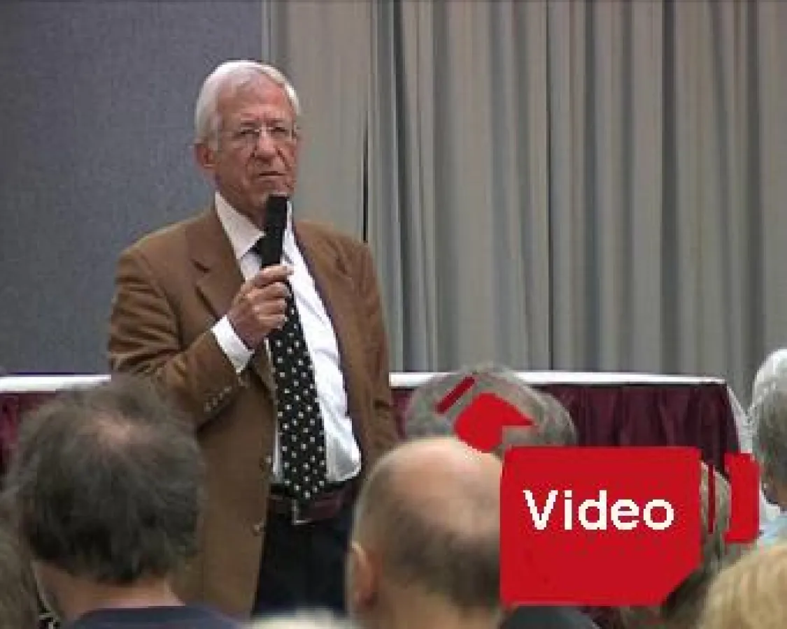 Dr. Franz Alt begeisterte mit seinem Vortrag seine Zuhörer. Bild/Video: ExtremNews Kai Oestreich