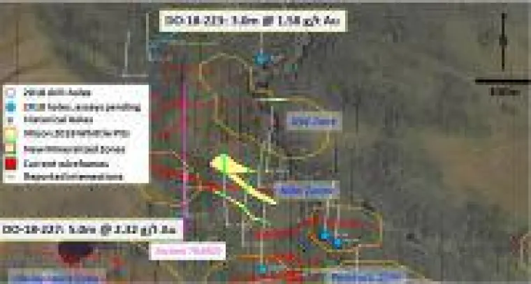Maple Gold grenzt nach Stepout-Bohrungen weitere Mineralisierungen ab Bild: Maple Gold grenzt nach Stepout-Bohrungen weitere Mineralisierungen ab