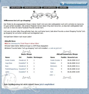 Mode-Community styleranking baut mit Facebook-Widget Shopdatenbank auf Bild: Mode-Community styleranking baut mit Facebook-Widget Shopdatenbank auf
