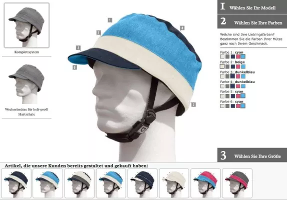 Bild: helt-pro® präsentiert seinen neuen Konfigurator für individuellen Kopfschutz