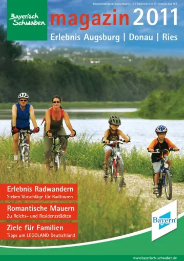 Bild: Stadterlebnis, Radelspaß und Ferienvielfalt für Familien: Das „Bayerisch-Schwaben magazin 2011“ ist da