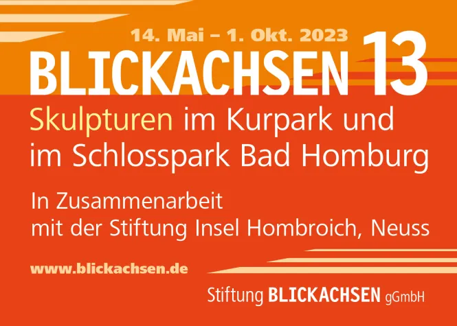 Blickachsen 13 entsteht in Kooperation mit der Stiftung Insel Hombroich Bild: Blickachsen 13 entsteht in Kooperation mit der Stiftung Insel Hombroich