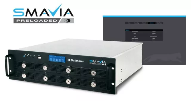 Bild: Neue Dallmeier Appliance für bis zu 100 HD-Kanäle