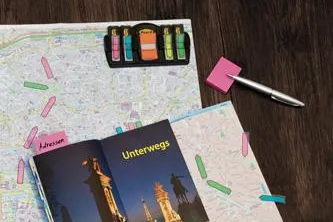 Bild: Den Urlaub entspannt genießen: Flexible Planung mit den Post-it Organisationshelfern