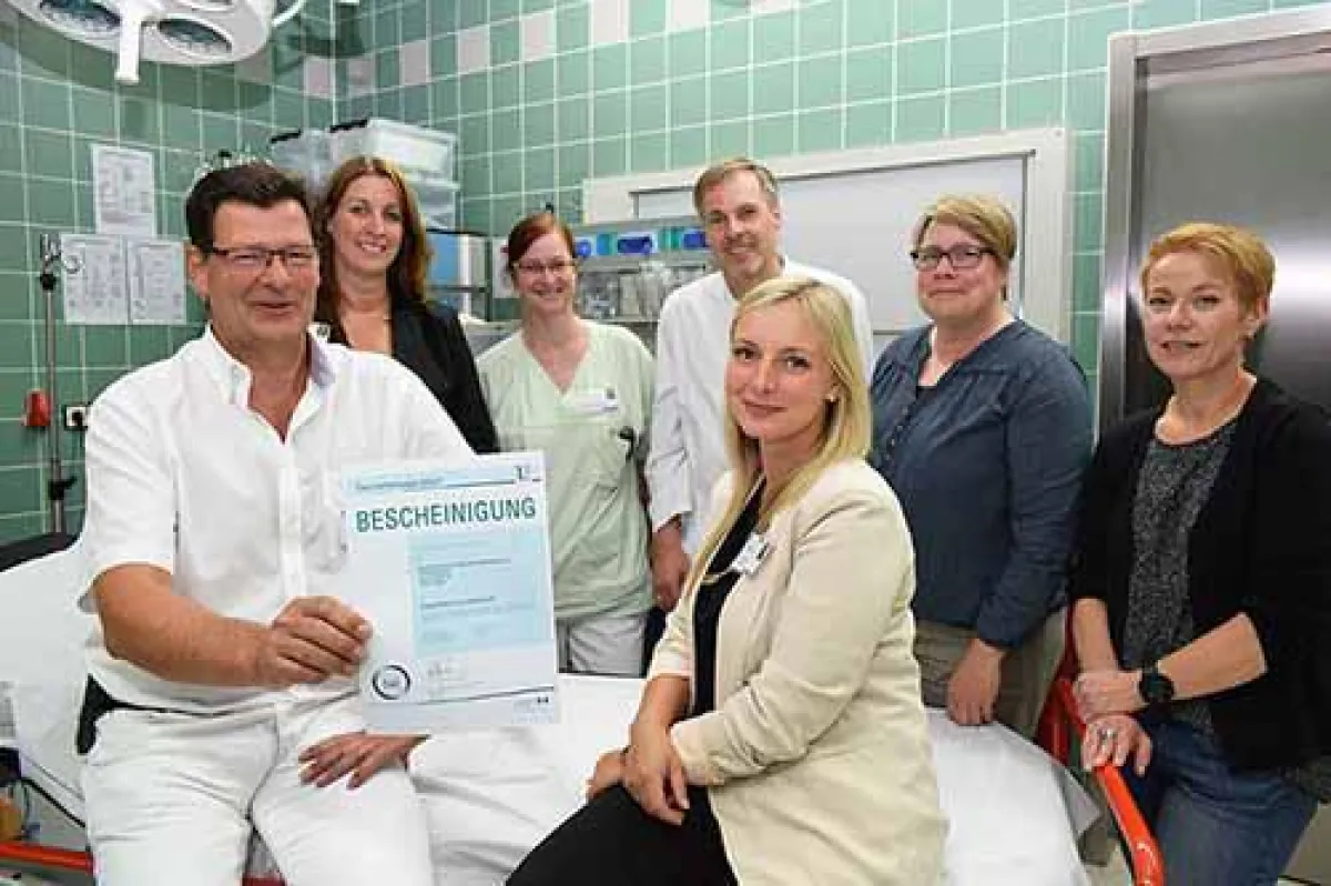Das Team des Traumazentrums unter der Leitung von Andreas S. Hengstmann, Chefarzt der Unfallchirurgi