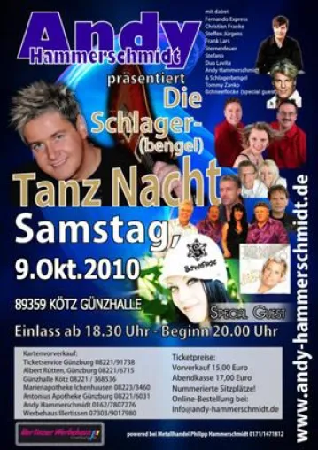 Die Schlager(Bengel)-Tanz-Nacht 2010 Bild: Die Schlager(Bengel)-Tanz-Nacht 2010