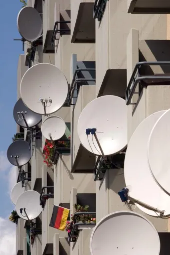 Bild: Streitpunkt Satellitenschüssel