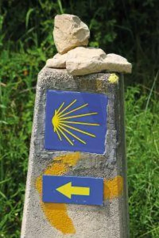 BU: Pilgerzeichen, Foto: Wikinger Reisen. Abdruck honorarfrei, bitte nur mit Quellenangabe. Foto senden wir gern in hoher Auflösung zu. Bitte per Mail bei der Pressestelle anfordern.
