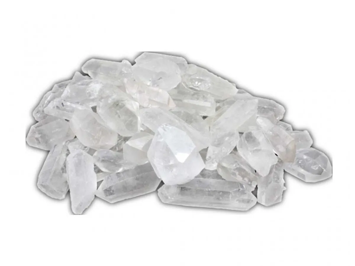 Bergkristalspitzen Wassersteine