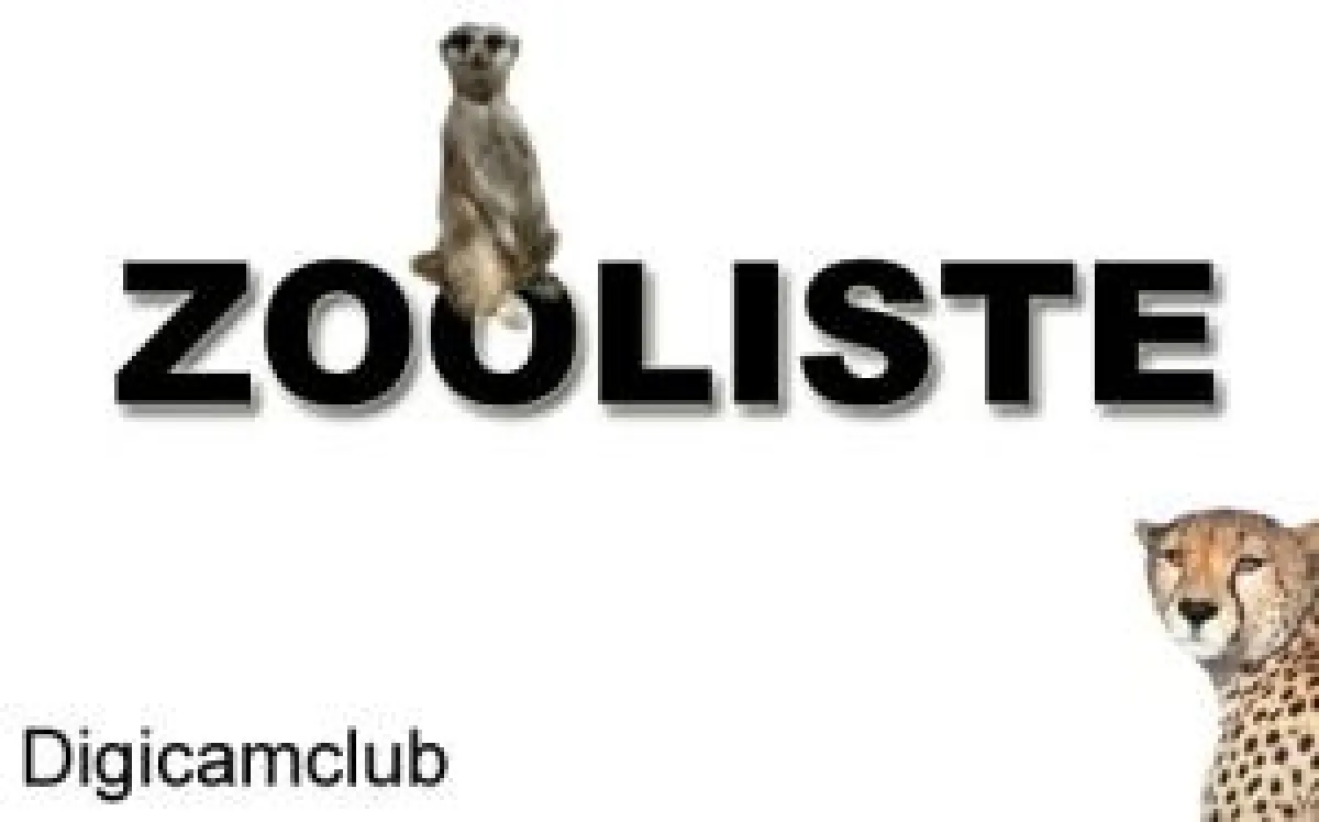 Die Zooliste des DigicamClubs