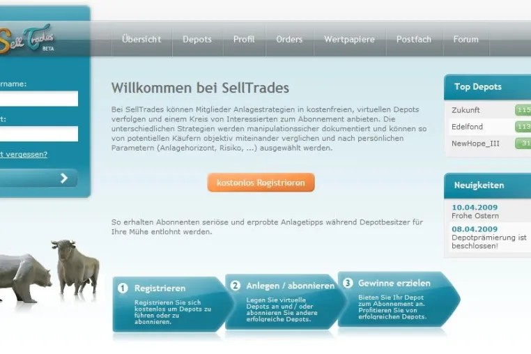 Anlagestrategien bei SellTrades schlagen DAX-Performance und alle deutschen Fonds Bild: Anlagestrategien bei SellTrades schlagen DAX-Performance und alle deutschen Fonds