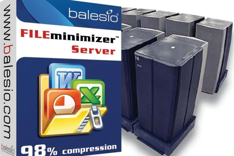 Neue Storage-Lösung - Enormen Server-Speicherplatz gewinnen mit FILEminimizer Server der balesio AG Bild: Neue Storage-Lösung - Enormen Server-Speicherplatz gewinnen mit FILEminimizer Server der balesio AG