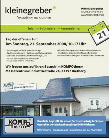 Bild: 10 Jahre Kleinegreber Haustüren: feiern - informieren - kennen lernen