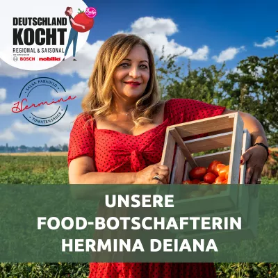 Bild: Hermina Deiana ist Botschafterin des bundesweiten Kochwettbewerbs Deutschland kocht