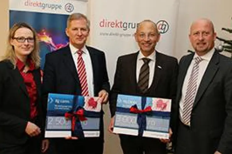 Aktion dg cares: direkt gruppe spendet 8.000 Euro Bild: Aktion dg cares: direkt gruppe spendet 8.000 Euro