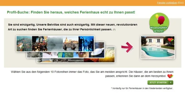 Bild: Ein Ferienhaus nach Gefühl: Belvilla führt „intuitive“ Suche für Ferienhäuser in Holland ein
