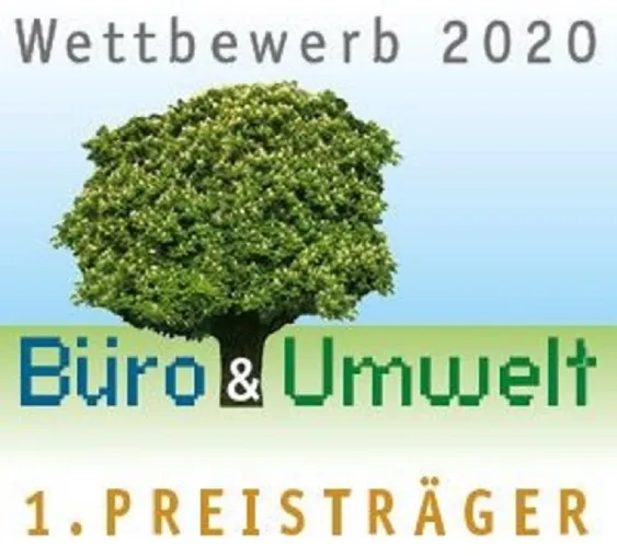 Bild: 1. Platz beim Wettbewerb "Büro & Umwelt" für die ASB Akademie GmbH