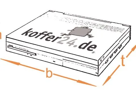 Bild: Damit der Laptop in die Tasche passt / Einzigartiger Produktberater verhindert Fehlkäufe bei Laptoptaschen und Koffern
